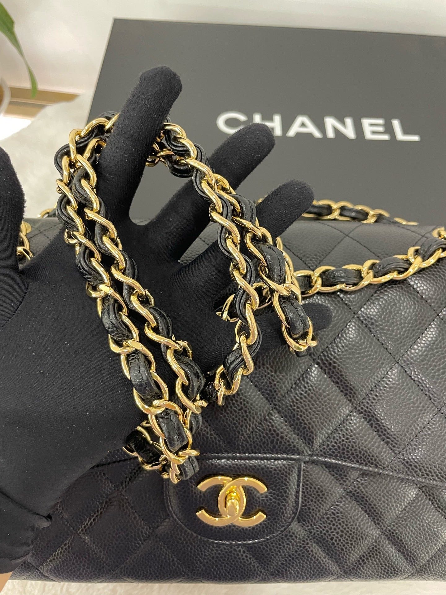 Preloved CH Black bag