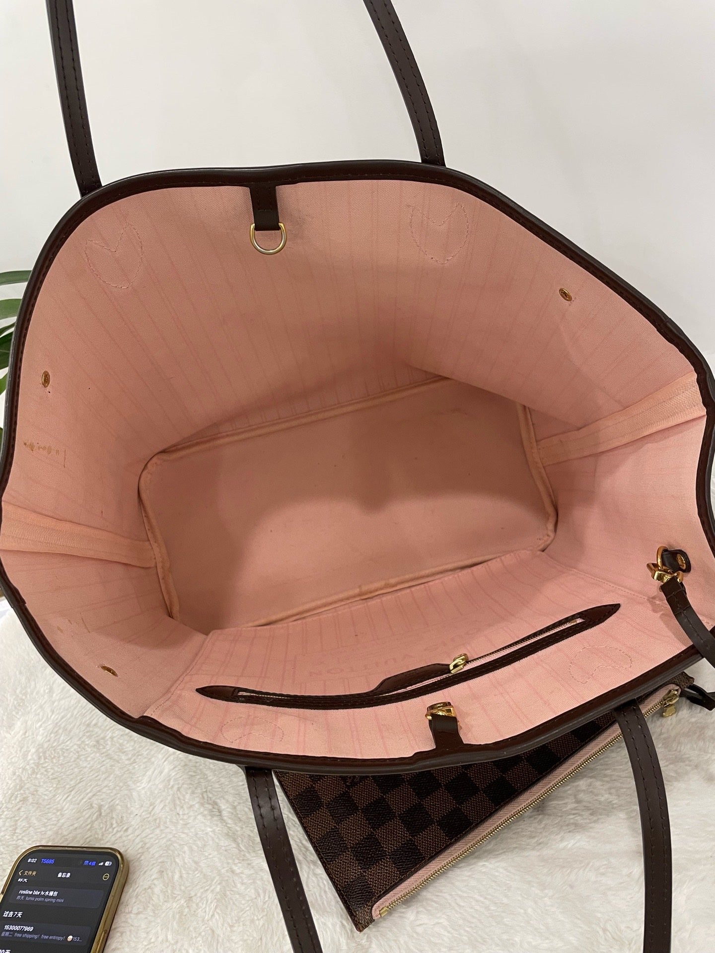 Preloved Neverfull bag medium size