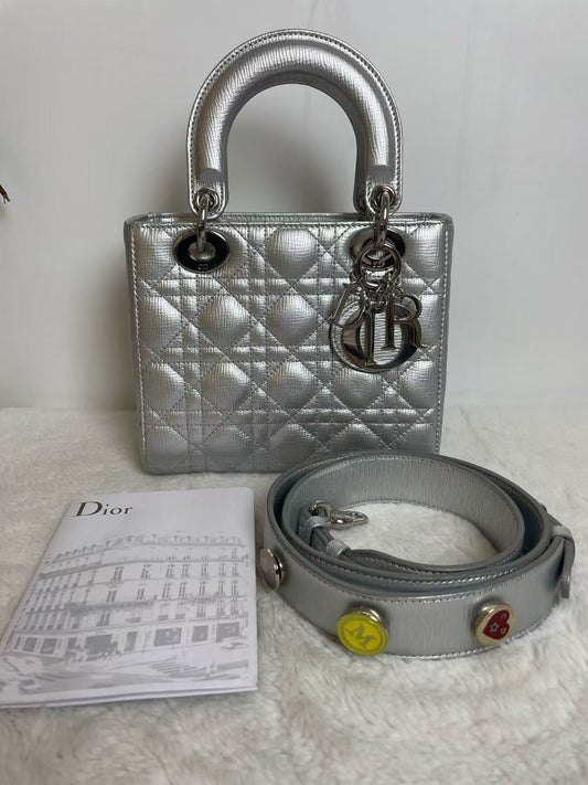 Preloved Dior Lady All Silver