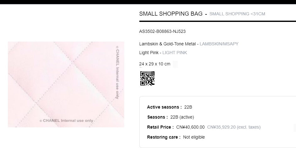 Preloved CC Shopping Bag