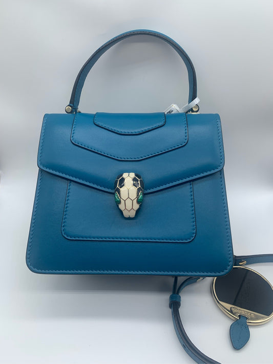 Preloved Peacock blue Bag S