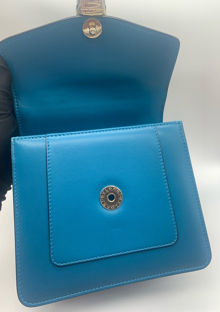 Preloved Peacock blue Bag S